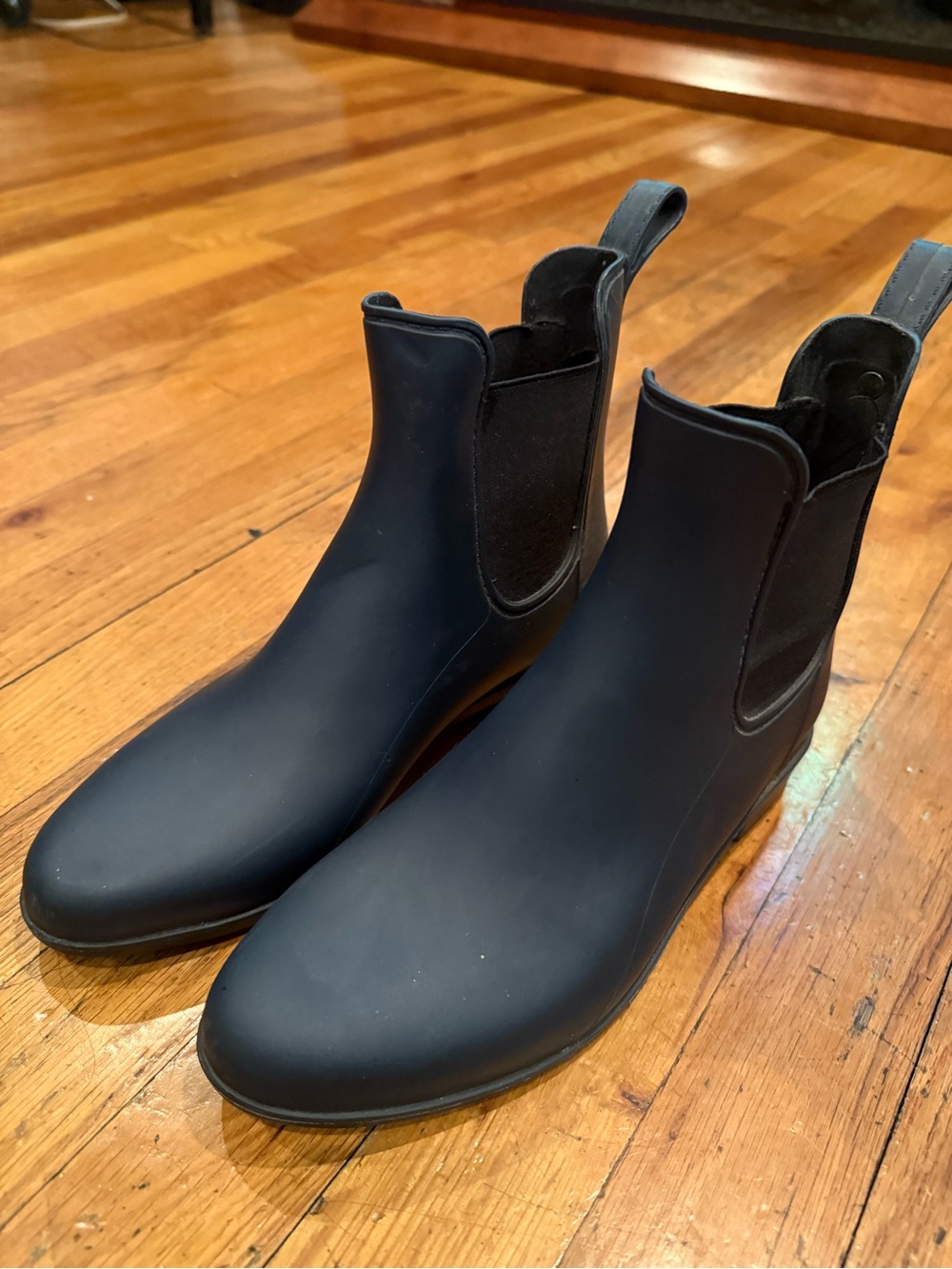 Sam Edelman Black Chelsea Rain Boots